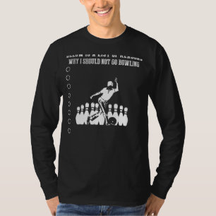 Excusas de boliche revelan camiseta
