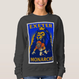 Exeter Monarchs sudadera clásica de cuello de crem
