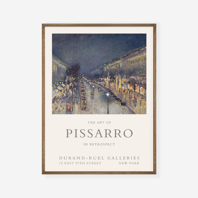 Exhibición de arte de Camille Pissarro Boulevard M (Subido por el creador)