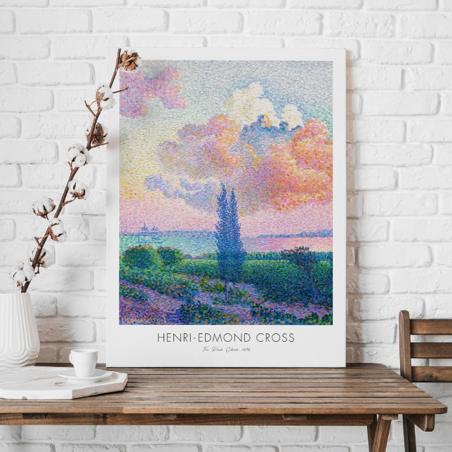 Exhibición de arte en la nube rosa de Henri Edmond (Subido por el creador)
