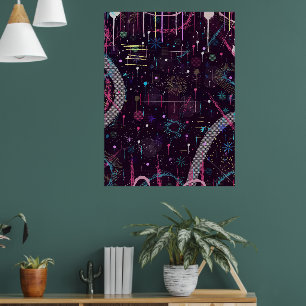 Exhibición de Fuegos Artificiales: Arte Abstracto