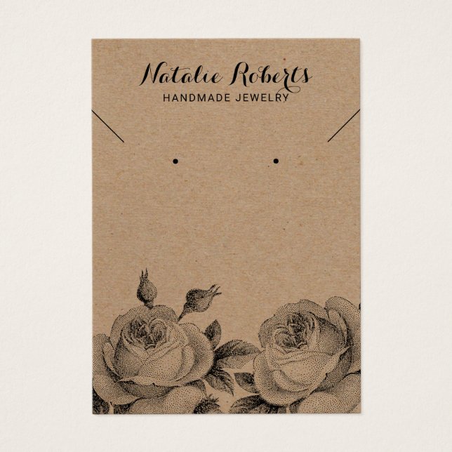 Exhibición floral de collar de joyas rusas (Frente)