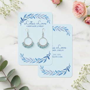 Exhibidor de joyería de collar y aretes de vid Wat