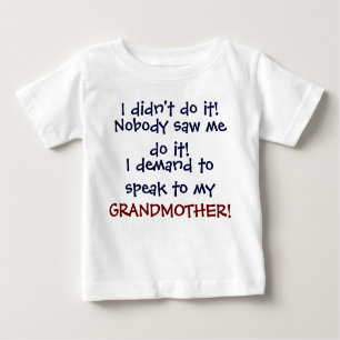 ¡Exijo hablar a mi GRANDMOTHE! Camiseta infantil