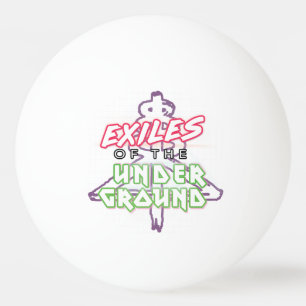 Exilios de la bola de ping-pong subterráneo