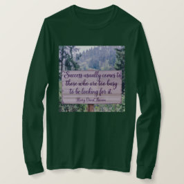 Éxito femenino Thoreau Cita camiseta