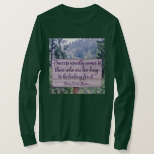 Éxito femenino Thoreau Cita camiseta