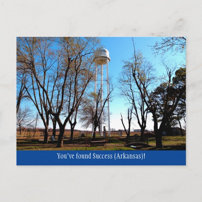 Éxito, tarjeta postal de Arkansas (Anverso)
