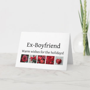 Exnovio, tarjeta de Navidad de Feliz