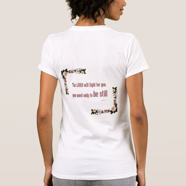 Éxodo 14 Camiseta de 'El SEÑOR combatirá' (Reverso)