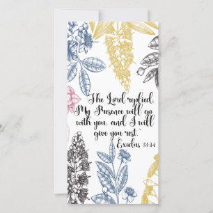 Éxodo 33:14, marcador Biblia Verse