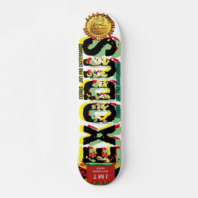 EXODUS JMT OFICIAL Tabla de Skateboard 7 3/4" (Anverso )