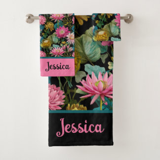 Exotic Floral Pattern Lush Tropical Leaves Name
