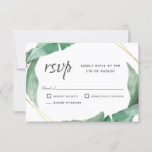 Exótica banana tropical sale de matrimonio RSVP