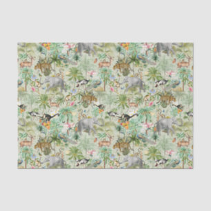 Exóticos animales silvestres jungla papel para el 