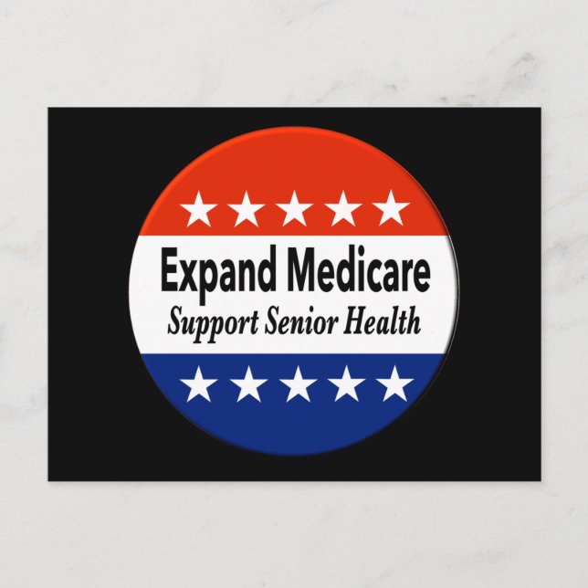Expandir Medicare para apoyar la tarjeta postal de (Anverso)