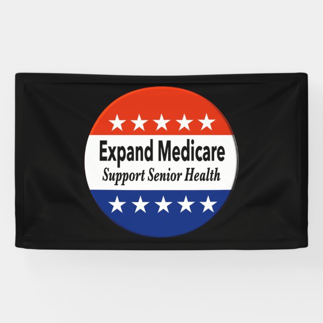 Expandir Medicare para apoyar pancarta de salud pa (Horizontal)