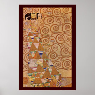 Expectación de Klimt Arte Nouveau Victoriano Antig