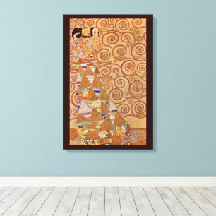 Expectación de Klimt Arte Nouveau Victoriano Antig