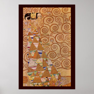 Expectación de Klimt Arte Nouveau Victoriano Antig