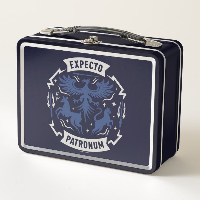 Expecto Patronum Gráfico de Silueta Vintage (Anverso)