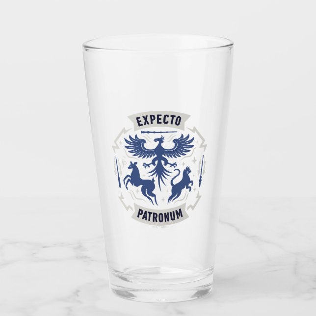 Expecto Patronum Gráfico de Silueta Vintage (Anverso)