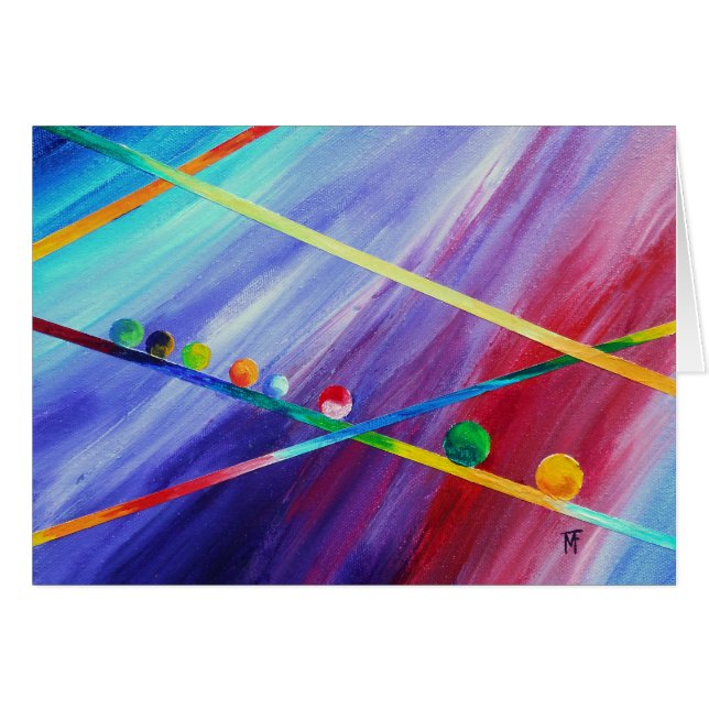 Expedición - arte abstracto (Anverso (Horizontal))