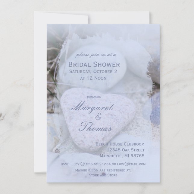 experimento Invitaciones a la ducha de novia (Anverso)