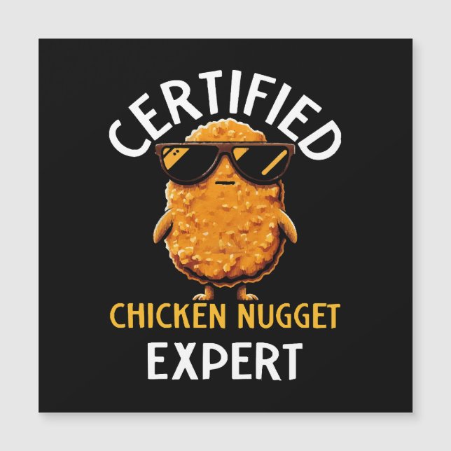 Experto certificado en el nugget de pollo (Anverso)
