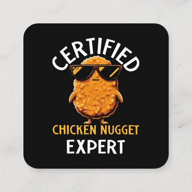 Experto certificado en el nugget de pollo (Reverso)