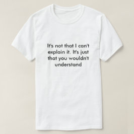 Explicar la camiseta