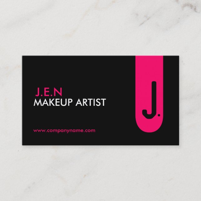 ¡Expliqúelo! Tarjetas de visita del monograma del (Anverso)