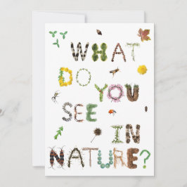 Explora el aire libre - Tarjeta para maestros - Ed