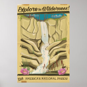 ¡Explora el póster vintage de Wildness!