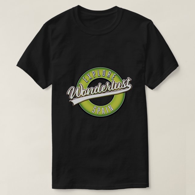 Explora España Wonderlust Camiseta (Diseño del anverso)