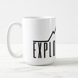 Explora Más Taza De Café Minimalista De Montaña