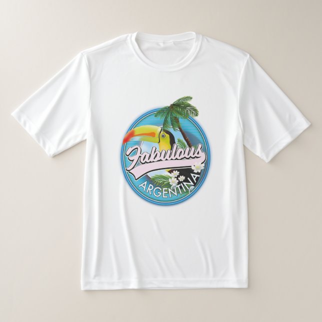 explora remera con logo de la fabulosa Argentina (Distribución)