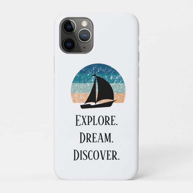 Explora. Soñar. Descubre. Funda de telefonía móvil (Reverso)