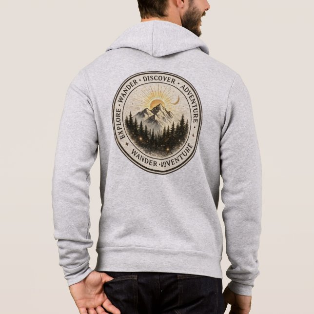 Explora Vagar Descubre Sudadera con Cremallera Mon (Reverso)