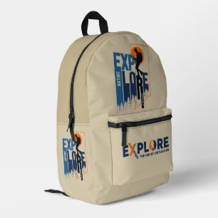 Exploración de la naturaleza   Mochila impresa (ho