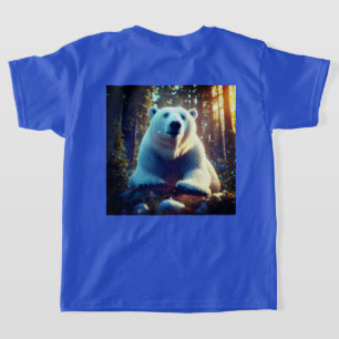 Explorador ártico: camiseta con oso polar