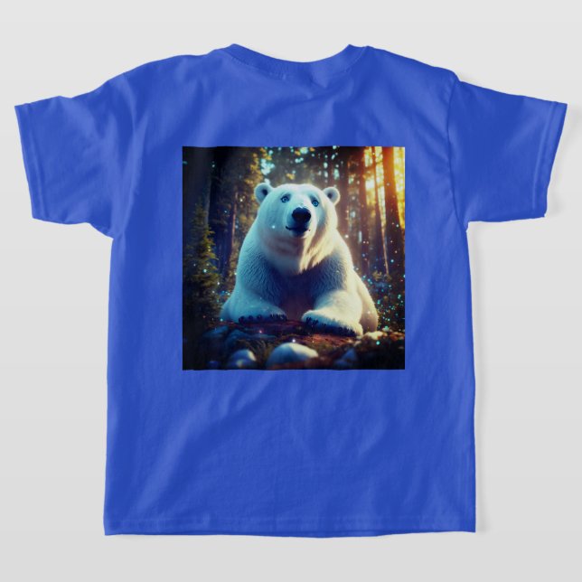 Explorador ártico: camiseta con oso polar (Distribución Reverso )
