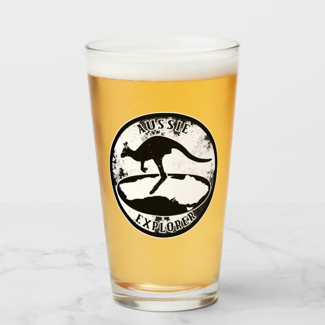 Explorador australiano en grunge (Anverso (lleno))