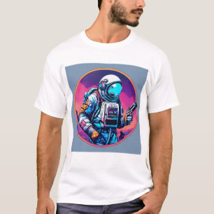 Explorador cósmico - Camiseta de diseño de naves e