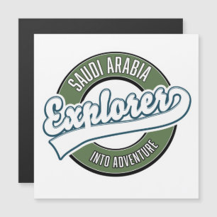 Explorador de Arabia Saudita en el logo de una ave