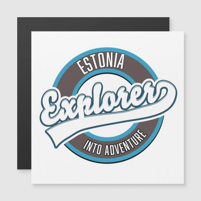 Explorador de Estonia en aventura  (Anverso/Reverso)
