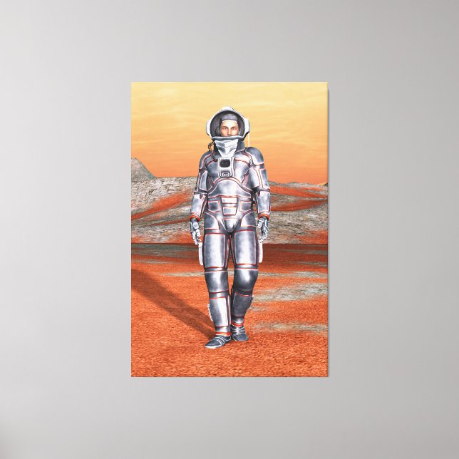 Explorador de Marte Astronauta Arte de Planeta Ali (Anverso)