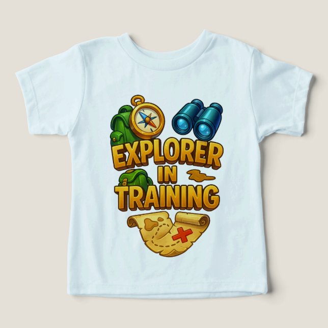 Explorador en entrenamiento de Toddler Tee (Diseño delantero )