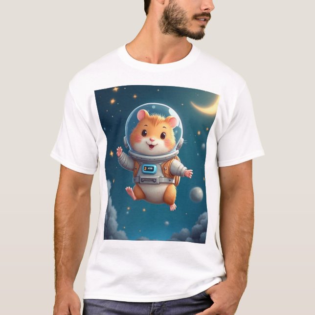 Explorador espacial - Camiseta Astronauta Cute Ger (Anverso)