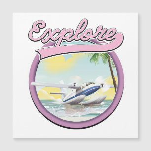 Explorar el logotipo de viaje